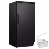 ECO-säilytyspakastin - 600 litraa - 1 ovi & 11 koria - muovinen oven sisäosa - musta