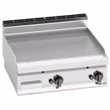 شواية مسطّحة غاز تجارية - 13,80 kW - مُضلّع - مساحة الشواء: 795x500mm