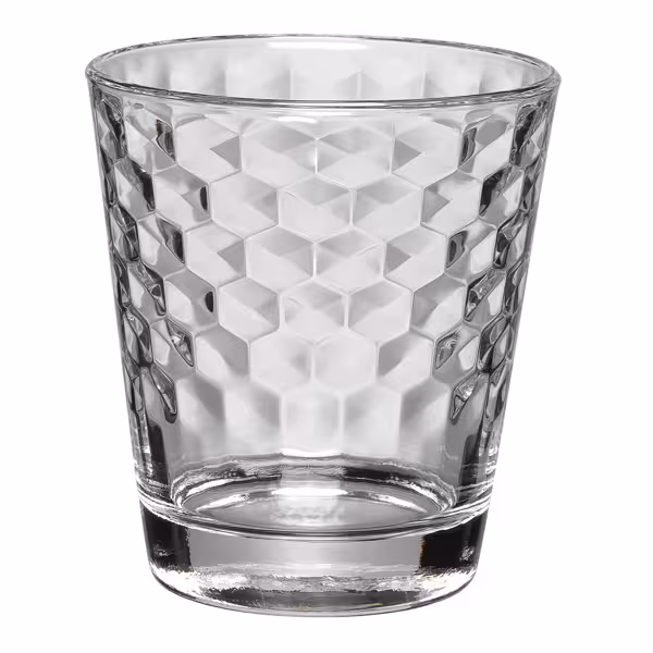 (4 stuks) WMF Tumbler - Honingraatmotief - 230 ml - niet gekalibreerd