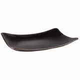 (6 pz) Vassoio da servizio MARONE - Melamina - 325x235mm - Altezza: 45mm - Nero/Marrone