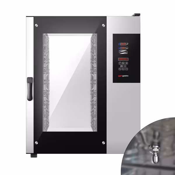 Bakkerij-Elektrisch-Combisteamer - Digitaal - 10x 600x400 - incl. wassysteem