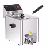 Elektrische friteuse - 8 liter - 3,25kW - Handmatig - met aftapkraan
