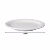 (12 bucăți) Farfurie plată Mammoet - Ø 21 cm - Alb