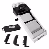 Professional Mandoline Vegetable Slicer – Stainless Steel - Straight & Crinkle Blade - 3 Inserts