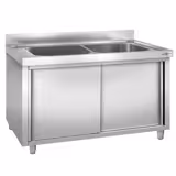 Lavapentole armadiato - 1600x700mm - con 2 vasche 