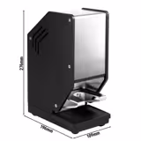 Pressino automatico / Tamper automatico per espresso Ø58mm - Pressione 25kg - Nero