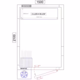 Aluminium Grundregal - 1195x1800mm - Tragkraft: 600 kg