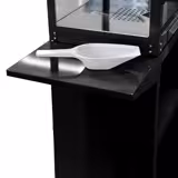 Popcornmaskin med vagn - 1,46 kW - 5 kg/h - med 1 kastrull - svart