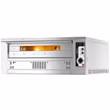 Gas Deck Pizza Oven - Single Deck - Firebrick Base - 6 - Ø 33cm (13") - 230V Single Phase - Mechanical Controls - up to 370°C