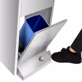 Handwasbak | Wasstation - RVS - met voetbediening, papier- & zeepdispenser