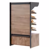 Expositor de pan - 1200x820x2080mm - con 4 estantes