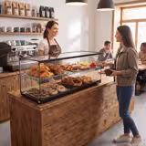 Commercial Countertop Showcase – Neutral – Tempered Glass – 550 mm