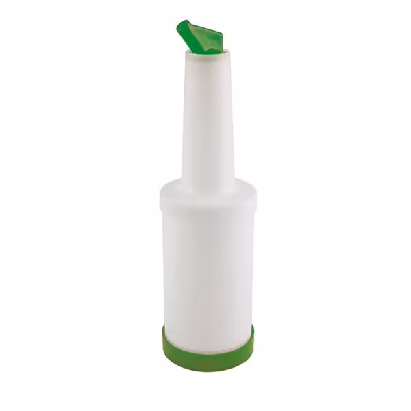 (6 Stück) Dosier- & Vorratsflasche - 4 teiliges Set - 0,85 Liter - Polypropylen