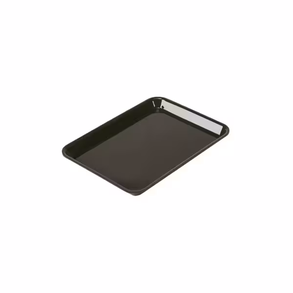 Rechteckige Präsentationsplatte - 265x200x20mm - Schwarz