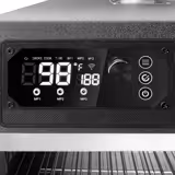 Smoker Oven - Digital - with 4 Racks - 509x581mm - on Wheels - Black