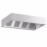 Fali elszívóernyő - 2400 mm - 1400 mm mélység - szűrővel és lámpával