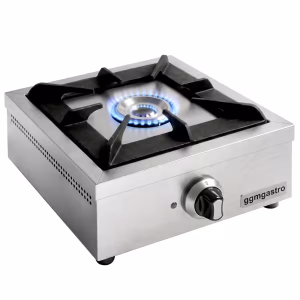 Bänkmodell Gasspis - 5,5 kW - 1 brännare - 400x400x165 mm