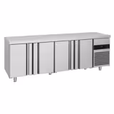 Commercial Counter Fridge PREMIUM - 2330x700mm - with 4 doors - capacity 632 litres