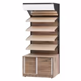 Commercial bread display rack - 900 mm - with 4 shelves