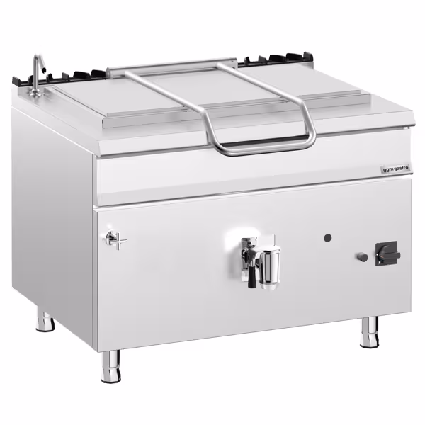 Gázüzemű Főzőüst - 250 liter - 30 kW - Direkt fűtés - vízcsatlakozással