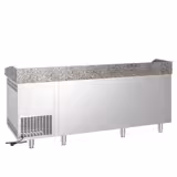 Pizzawerkbank PREMIUM - 2150x800mm - granieten werkblad - met 3 deuren & 3 laden