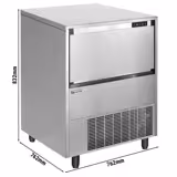 Fabbricatore di Ghiaccio Professionale - cubetto pieno - 155kg/24h