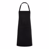 (6 pieces) KARLOWSKY | Bib Apron Tenerife – Black - 75 x 95 cm - Adjustable Neck - 2 Pockets