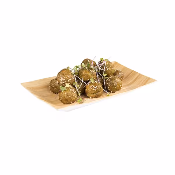 	(6 bucăți) Tavă - BAMBOO - Melamină - 245x155mm - Înălțime: 30mm