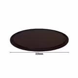 (12 pz) Piatto pizza - Polyethylen - Ø320mm - Brown