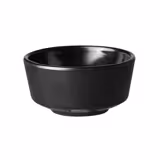 (6 stuks) kom - FLOAT - Melamine - 0,7l - rond - Ø 150mm - Zwart