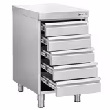 Commercial Dough Ball Storage Cabinet – 5 Drawers – 500 × 700 mm