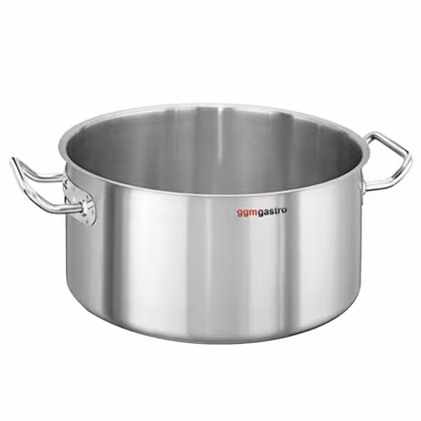 Braadpan - RVS - 17,3 liter - Ø 360mm - Hoogte: 170mm - met inductiebodem / sandwichbodem