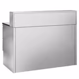 Saladette ECO - 1368mm - 3 glazen deuren - met RVS deksel voor 7x GN 1/6 - granieten werkblad