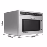 Automatska mikrovalna pećnica - 17 litara - 1,8 kW - Digitalno upravljanje