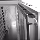 Electric Commercial Combi Oven - Touchscreen Controls - 10x GN 1/1 - incl. Automatic washing system, Core temperature probe, Boiler-based steam generator & Rack trolley