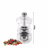(6 pieces) PEUGEOT | NANCY - Pepper mill - acrylic - Height: 90mm