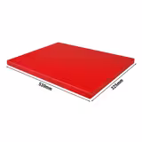 Tocător - 325 x 530 mm - Conform cu standardele HACCP - Roșu