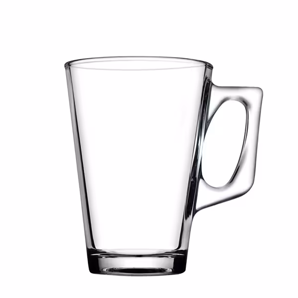 (24 Stück) Teeglas mit Henkel - AQUA - 250ml