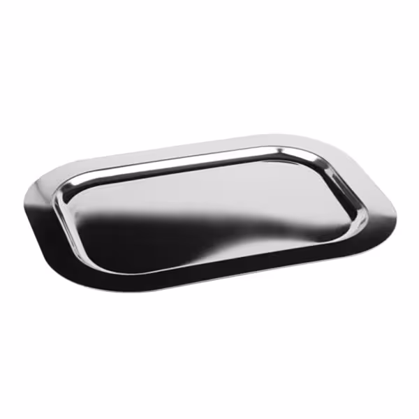 (6 ks) Podnos - FINESSE - Nerezová ocel - 600x425 mm - Výška: 14 mm