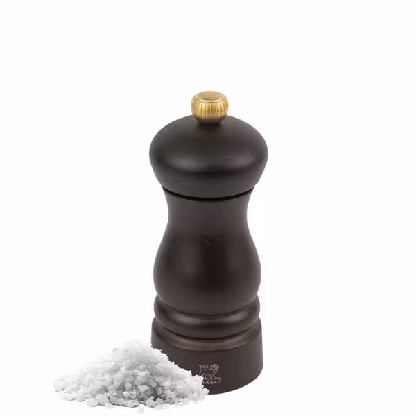 (6 pezzi) PEUGEOT | CLERMONT - Macina sale - Legno - Cioccolato - Altezza: 130mm