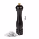 PEUGEOT | Clermont Salt Mill – 24 cm height - beech wood - chocolate - hardened steel mechanism - top-screw grind