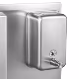 Handenwasbak Handsfree - Rvs - met voetpedaal, zeepdispenser & handdoekdispenser