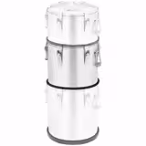 Contentor térmico de transporte em aço inoxidável - 20 litros - altura 360mm - com base de borracha