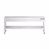 Table sous-plan inox - 1400x700 mm – avec étagère inférieure