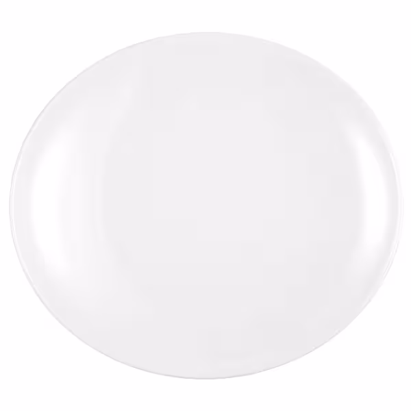 (6 stuks) SELTMANN WEIDEN | Bord - plat ovaal - 340x301mm - Wit