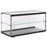 Toonbankvitrine - neutraal - gemaakt van gehard glas - 850mm