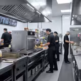 Four rapide - 3,5 kW - inox - incl. plaque à pizza, panier, plaque antiadhésive | cuisson 80 % plus rapide