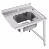 Doorschuifvaatwasser - Mand 500x500mm - Digitaal - 8,7kW - incl. invoertafel rechts, uitvoertafel links - met warmteterugwinning, zeep-/wasmiddelpomp, naglanspomp & afvoerpomp