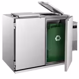 Nass-Abfallkühler - 2x 120 Liter - Aggregat Rechts