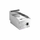 Elektrická grilovací deska - s tvrdochromem - 4,5 kW - Hladký - grilovací plocha: 395x500 mm